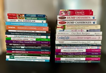 Large Assortment Of Cookbooks