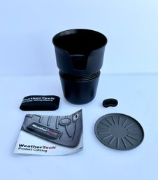 WeatherTech Coffee Cup, Black Travel Cup W/ Several Base Cups, Coaster, Sticky Sleeve, & Separator Tool