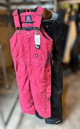 2 Toddler Overall Snow Pants - Unknown Size