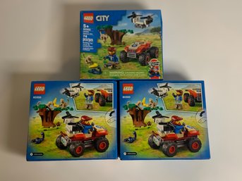 Lego City ATV Sets - Lot Of 3