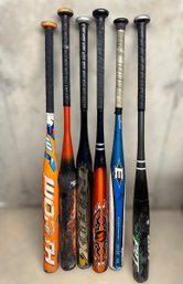 Great Assortment Of Metal Bats - Lot Of 6