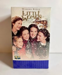 Collection Set Of Little Women By Winona Ryder W/ Keepsake Case, Book, Cassette, & Sterling Silver Locket