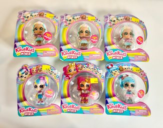 Adorable Collection Of 6 KindiKids Minis W/ Lippy Lulu, Pearlina, Rainbow Kate, & Jessicake - 1 Of 3