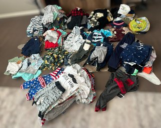 Giant Collection Of Baby Boy Clothing Newborn-4T Up To 400 Pieces Of Clothing