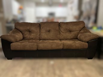 Ashley Furniture Faux Suede Couch