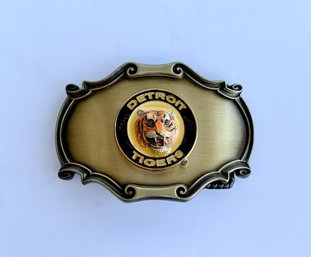 Amazing Vintage 1978 Detroit Tigers MLB Belt Buckle