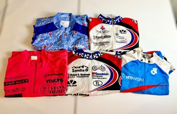 Womens SM-L Cycling Short-sleeve Shirts - Lot Of 5