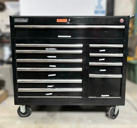 International Black Metal Rolling Tool Kit W/ 11 Drawers