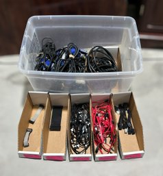 Great Assortment Of PC Cables W/ Power Adapters, Internal Drive, Internal Control, SATA High-speed & Standard