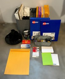 Collection Of Office Paper Supplies And More