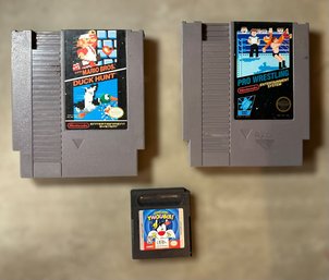 2 Games For The Nintendo And 1 Game For The Game Boy