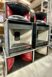 Large Commercial Enfield MF1-X Horn Enclosure Speakers