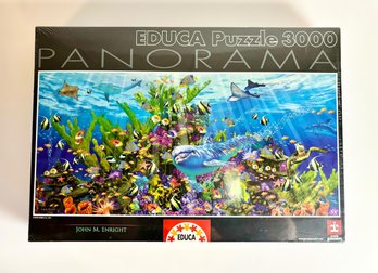 Amazing Panorama Educa Puzzle W/ 3000 Pieces Under The Ocean Scenery