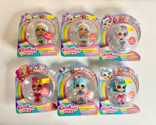 Adorable Collection Of 6 KindiKids Minis W/ Lippy Lulu, Pearlina, RainbowKate, CindyPops, & Jessicake - 2 Of 3