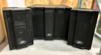 Peavey Electronics Tri-flex II 3-piece Speaker System W/ Black Cover