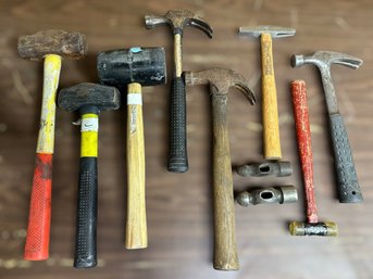 Assortment Of Hammers And Sledge Hammers - Lot Of 8