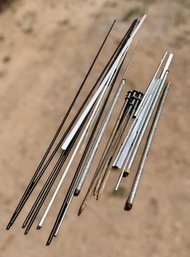 Tent Stakes And Assortment Of Steel And Aluminum Rods