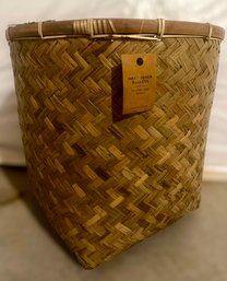 Hand Woven Bamboo Basket