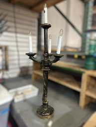 Candelabra W/ Plastic Candles