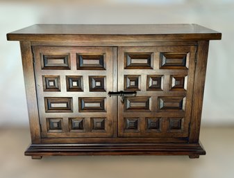 Lovely Wooden Buffet Cabinet W/ 2 Shelves & 1 Drawer