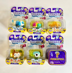 Joyful Collection Of 6 Squirkies Fidget Pets W/ Monkey, Chameleon, Turtle, Pup, Cat, & Mystery Pet- 1 Of 2