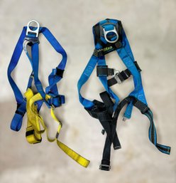 Miller Ultra & Protecta Blue Full-Body Harnesses 310 Lbs Max Capacity- Lot Of 2