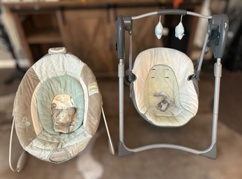 Adorable Baby Swing And Smart Bounce Chair