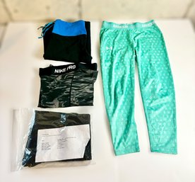 Stylish Assortment Of Womens Athletic Leggings Size Small W/ Lululemon, Nike, & Under Armour - Lot Of 4