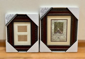 Beautiful Set Of Woodcrest Real Wood Picture Frames - Lot Of 2