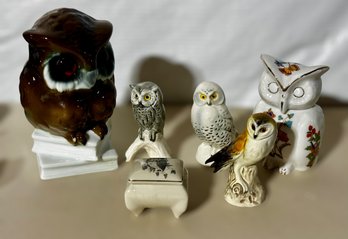 Stunning Collection Of Porcelain Owls