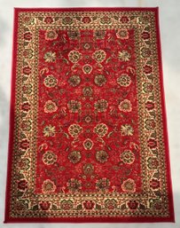 3'4' X 5' Homeline Collection By Ottomanson Red Floral Rug