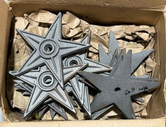 Large Collection Of Cast Iron Stars