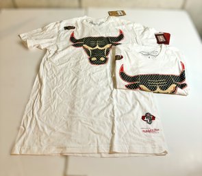 Mitchell & Ness Chicago Bulls 1996 NBA Finals Short-sleeve Medium T-shirts - Lot Of 2