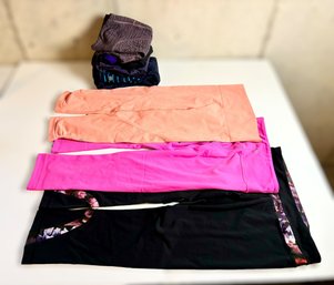 Colorful Assortment Of Womens Athletic Leggings Size Small W/ Lululemon, Athleta, & More