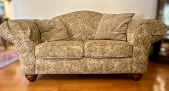 Cozy Feather Print Flexsteel Loveseat