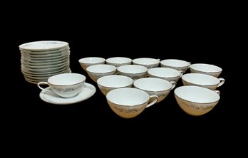 Delicate Vintage Noritake Japan Roseberry China Tea Cups & Saucers - 4 Of 4