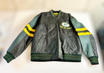 Wisconsin Green Bay Packers Large Varsity Jacket