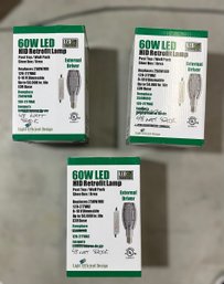 48W LED HID Retrofit Lamp-lot Of 3