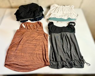 Neutral Low-profile Assortment Of Womens Athletic Shirts Size Small W/ Lululemon, Athleta, & More