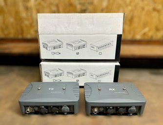 Swedish RX & TX DMX 512 Outdoor Lighting Transmitter/Transceiver Controllers - Lot Of 2