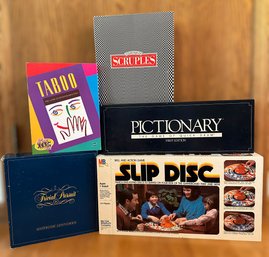 Incredible Collection Of Bored Games Featuring Pictionary,  Scruples, Trivial Pursuit And More