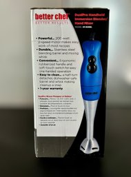 Better Chef DualPro Handheld Immersion Blender/Hand Mixer