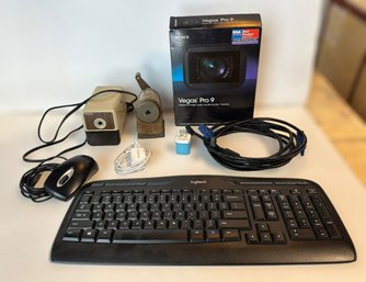 Vegas Pro 9 Professional Video Audio And Blu-ray Disc Creation, Pencil Sharpeners, Keyboard  And Wired Mouse