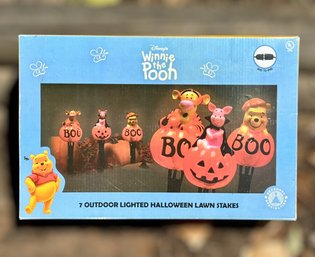 Winnie The Pooh Outdoor Lighted Halloween Lawn Stakes