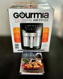 Gourmia 7-QT Digital Air Fryer & Air Fryer Cookbook