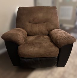 Ashley Furniture Faux Suede Manual Recliner