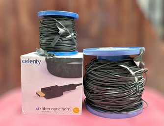 Celerity Fiber Optic HDMI Cables 160 Ft - Lot Of 2