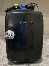 Cute Black Crownful Mini Fridge