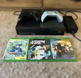 Xbox One Console W/ 2 Controllers And 3 Games