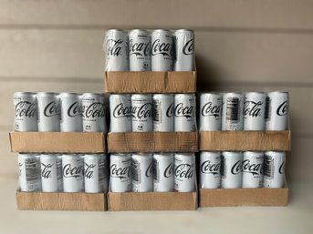 Limited Edition Marshmellow Coke - Lot Of 7 Eight Packs - 1/4